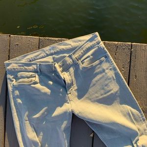 7 for all mankind slim fit jeans (grey)